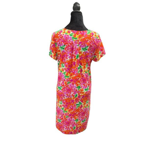 Jude Connally Performance Floral Bright Dress Size M short sleeves beach resort - Picture 3 of 10